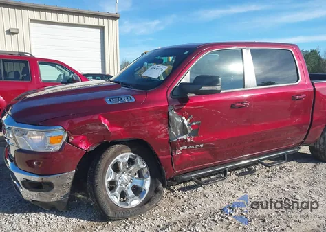 2021 Ram 1500 Big Horn 4X2 5'7 Box из США, поврежденный, VIN 1C6RREFT2MN609098